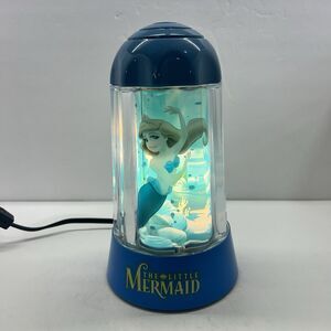 Vintage Disney The Little Mermaid Tornado Motion Lamp 2003 Blue Ariel Flounder